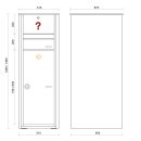PaketkasteLANlage 132.2 mit Video-Sprechanlage | A&K