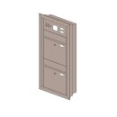 Modellreihe 64.2  Mauerbriefkästen mit...