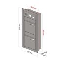 Modellreihe 64.2  Mauerbriefkästen mit...