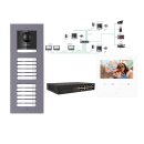 IP Sprechanlage Touch 4,3" APP Anbindung via WiFi...