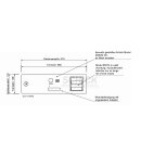 Renz Briefkasten-Klappe 370×110 RAL9016 für...