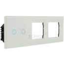 A-LST228-KIT-2L/2G-W Set mit dreifachem panel und...