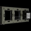 A-LST228-KIT-2L/2G-B Set mit dreifachem panel und schalter