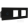 A-LST228-KIT-1L/2G-B Set mit dreifachem panel und schalter  1-Weg