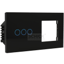 A-LST157-KIT-3L/1G-B Set mit doppeltem panel und schalter