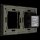 A-LST157-KIT-2L/1G-B Set mit doppeltem panel und schalter