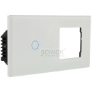 A-LST157-KIT-1L/1G-W Set mit doppeltem panel und schalter...