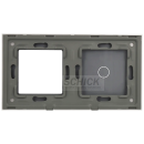 A-LST157-1L/1G-W Schalttafel mit 1 taster und rahmen...