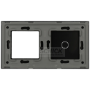 A-LST157-1L/1G-B Schalttafel mit 1 taster und rahmen...