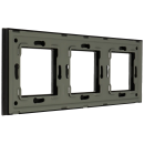 A-FR228-3G-B Rahmen für 3 geräte