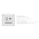 Briefkasteneinbau Modul  BK-DH821/VD fe  zentrales Video/...