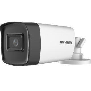 DS-2CE17H0T-IT3FS(2.8mm)(O-STD) — 5-MP-HD-TVI-Bullet-Kamera mit Audio