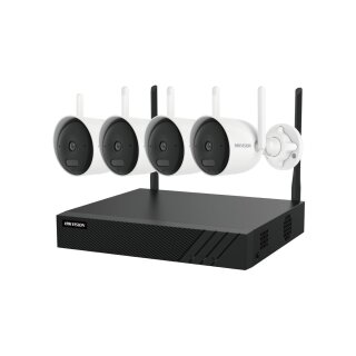 Hikvision DS-J142I/NK844WBH-1T | Video-Komplettset | 4 Kameras | 8 MP | WLAN