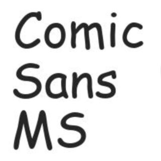 Comic Sans MS