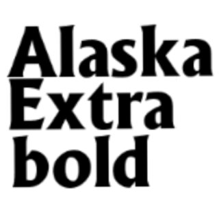 Alaska Extra bold