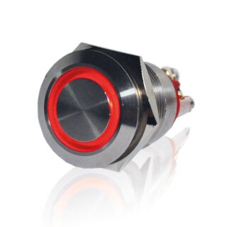 Klingeltaster ringbeleuchtet  rot